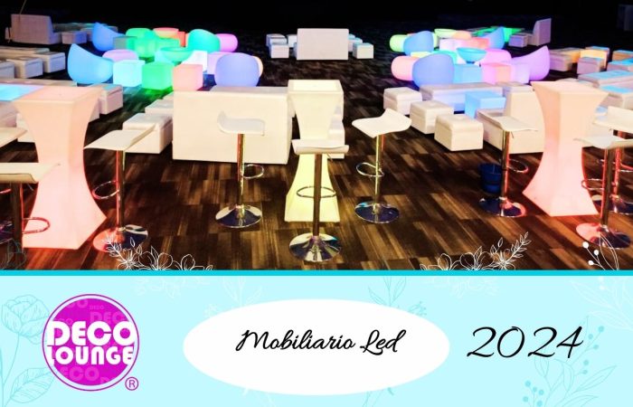 Alquiler de mobiliario led para eventos en bogota