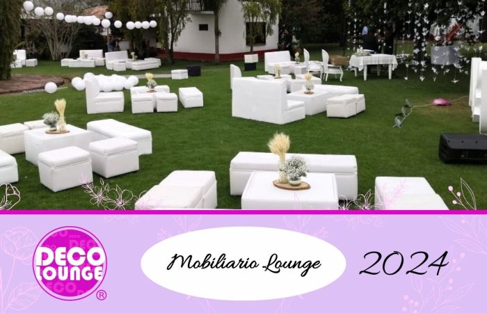 Alquiler de mobiliario lounge para eventos en bogota